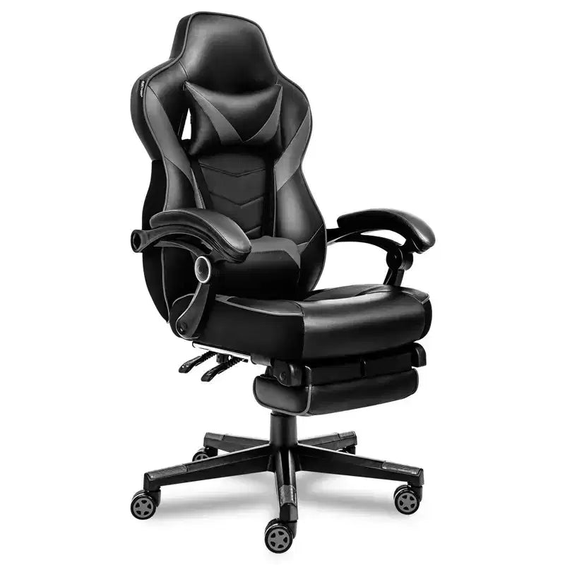 Chaise de jeu avec repose-pieds et support lombaire