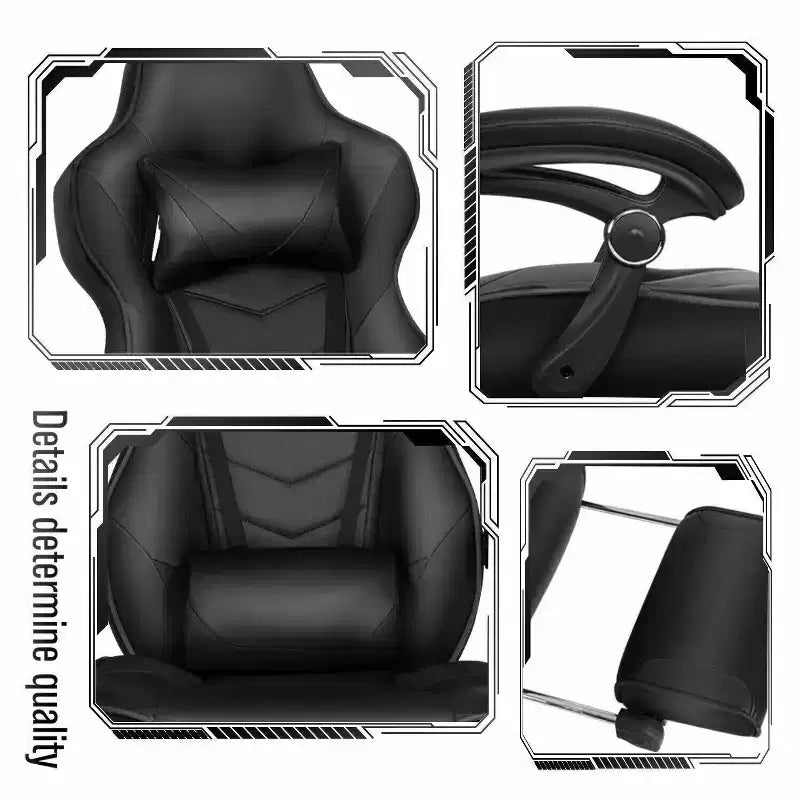 Chaise de jeu avec repose-pieds et support lombaire