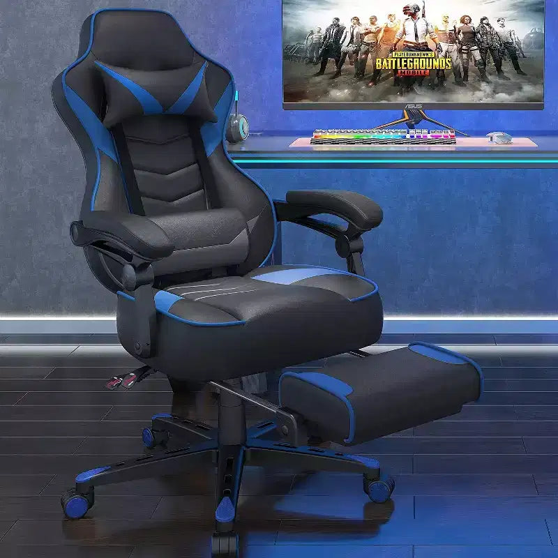 Chaise de jeu avec repose-pieds et support lombaire