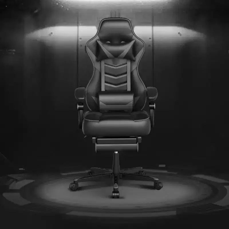 Chaise de jeu avec repose-pieds et support lombaire