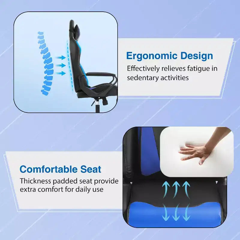 Chaise de bureau de massage Gaming Chiar confortable et élégante