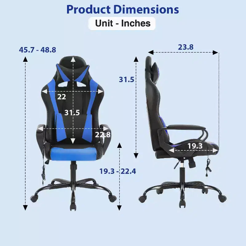 Chaise de bureau de massage Gaming Chiar confortable et élégante