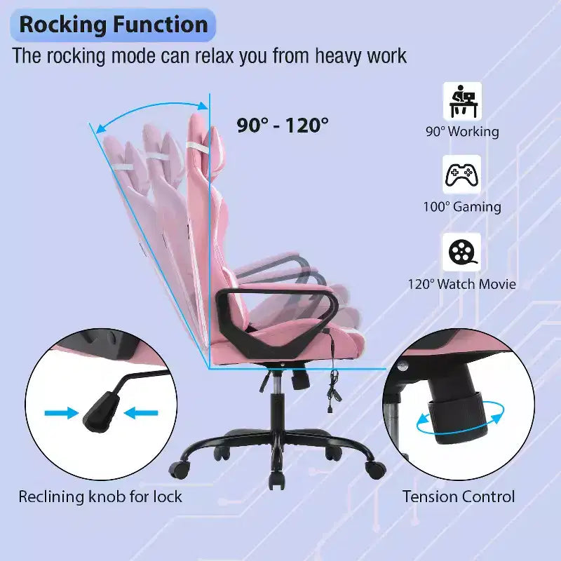 Chaise de bureau de massage Gaming Chiar confortable et élégante