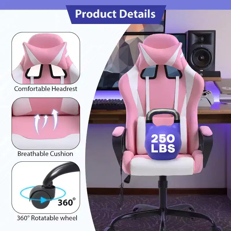 Chaise de bureau de massage Gaming Chiar confortable et élégante