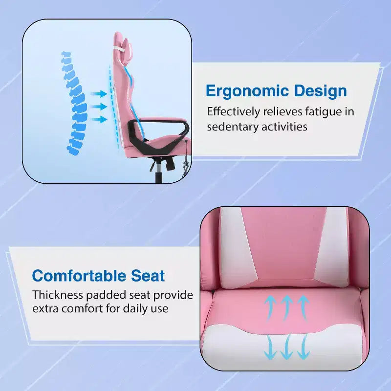 Chaise de bureau de massage Gaming Chiar confortable et élégante