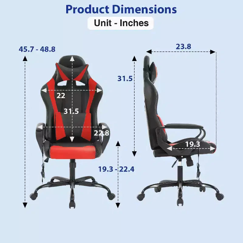 Chaise de bureau de massage Gaming Chiar confortable et élégante