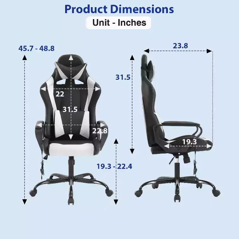 Chaise de bureau de massage Gaming Chiar confortable et élégante