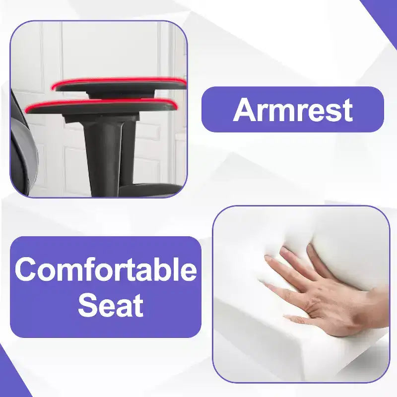 Chaise Gaming Fauteuil Gamer avec Support Lombaire