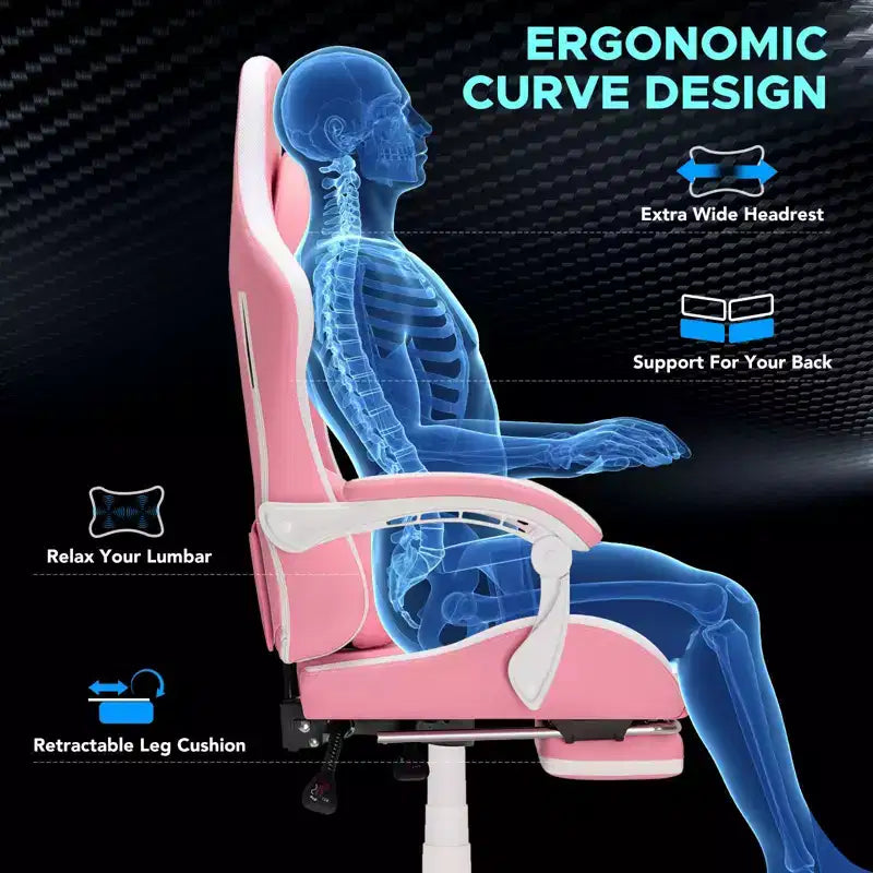 Fauteuil de gaming et massage très grand modèle