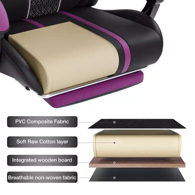 Fauteuil de gaming et massage très grand modèle