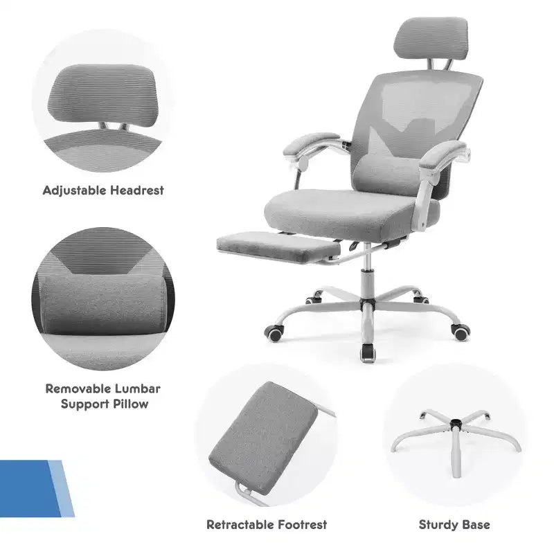 Chaise de jeu ergonomique en maille