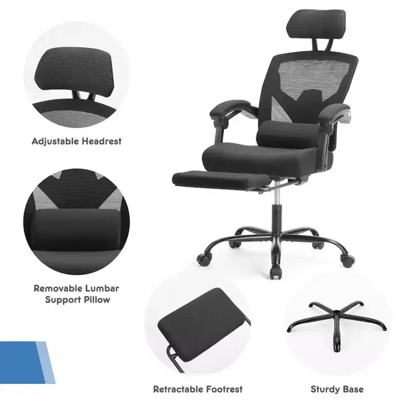 Chaise de jeu ergonomique en maille