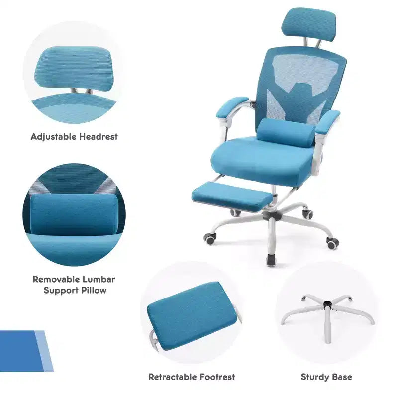 Chaise de jeu ergonomique en maille