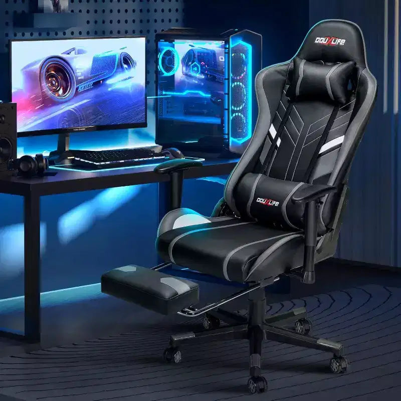 Fauteuil de gaming ergonomique massant