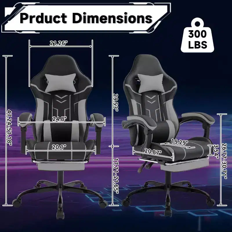 Chaise gaming, Fauteuil de bureau, Chaise ergonomique