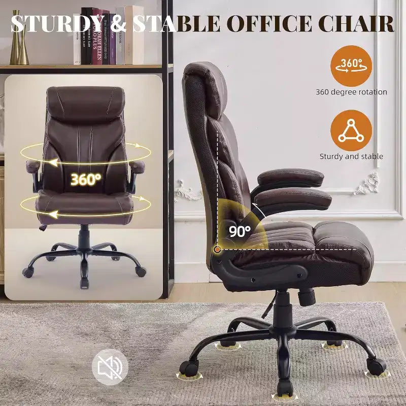 Chaise de bureau à dossier haut, chaise de bureau informatique