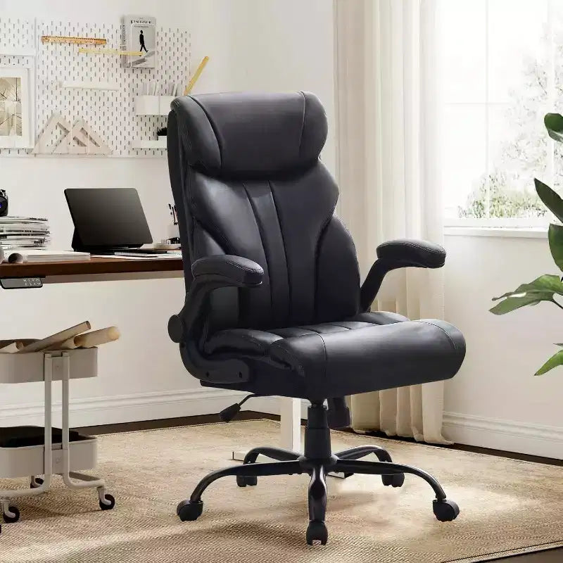 Chaise de bureau à dossier haut, chaise de bureau informatique