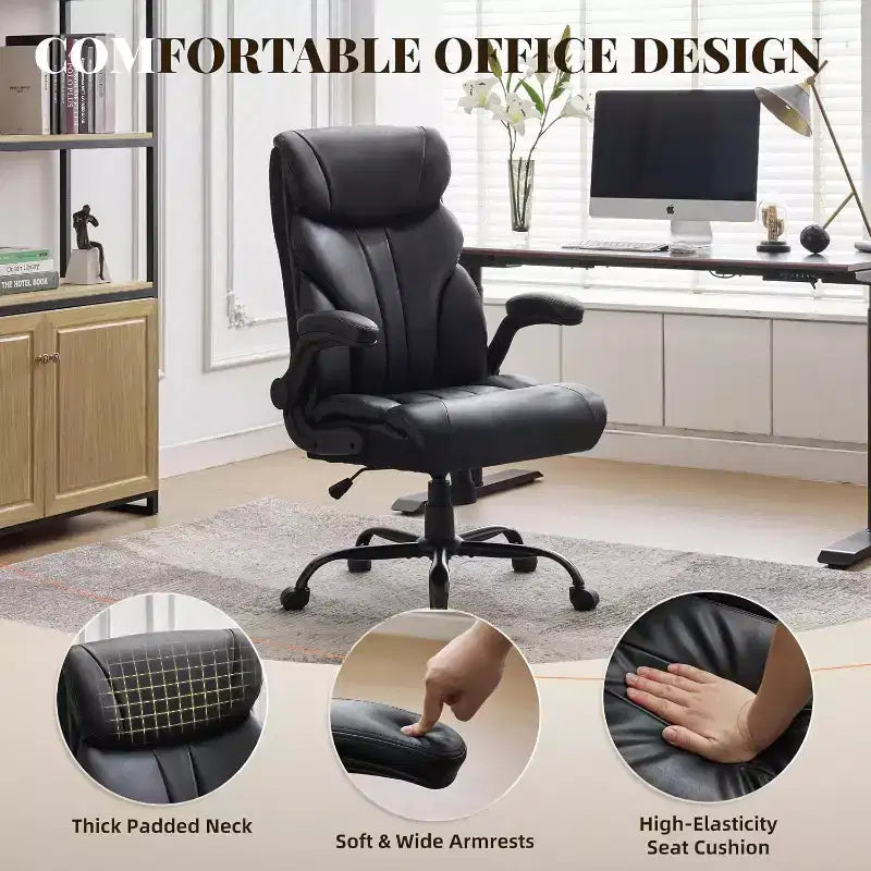 Chaise de bureau à dossier haut, chaise de bureau informatique