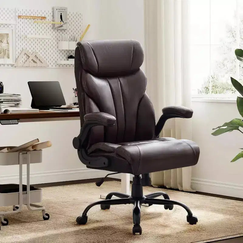 Chaise de bureau à dossier haut, chaise de bureau informatique