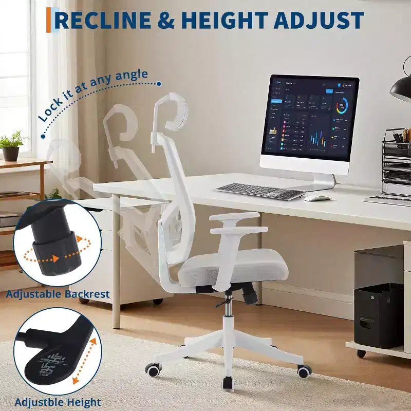 Chaise de bureau ergonomique, Chaise de bureau d'ordinateur