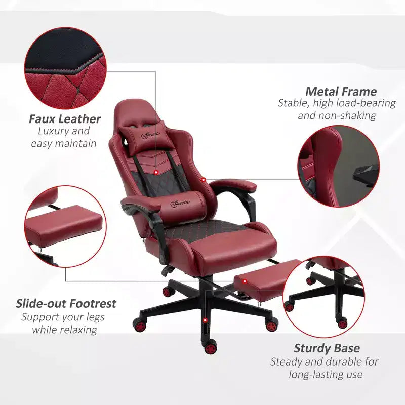 Chaise de jeu pivotante à 360° Chaises de bureau