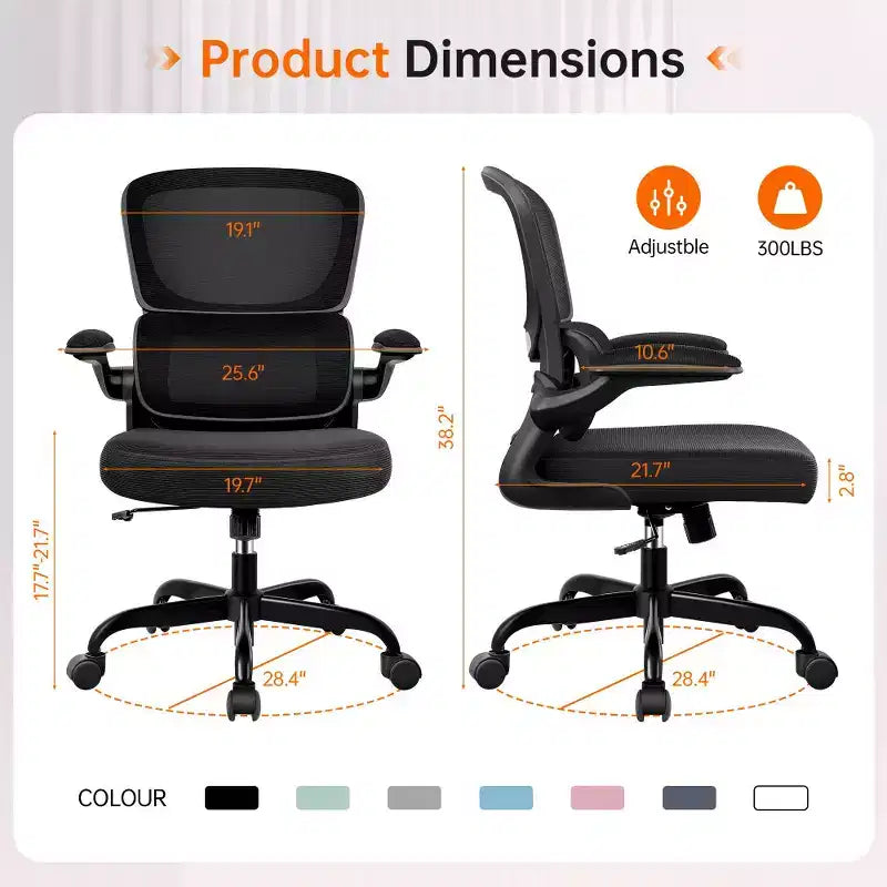 Chaise Confortable en Maille Respirante
