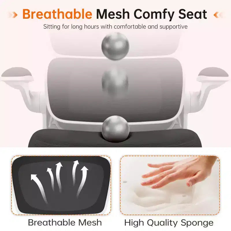 Chaise Confortable en Maille Respirante