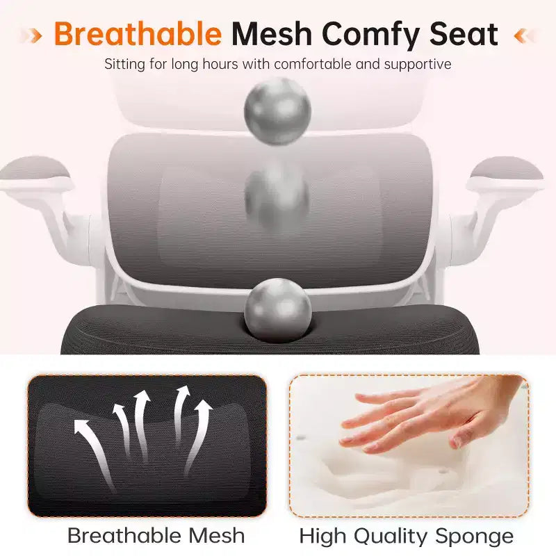 Chaise Confortable en Maille Respirante