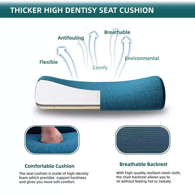 Chaise de bureau ergonomique avec repose-pieds escamotable, Chaise gaming