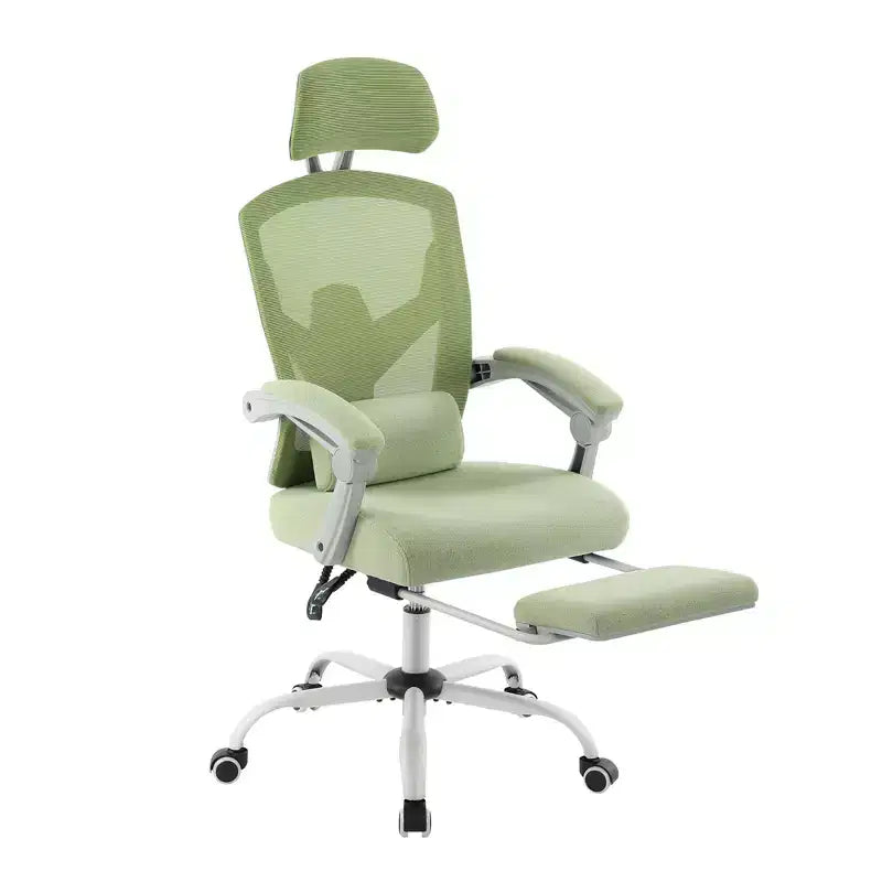 Chaise de bureau ergonomique avec repose-pieds escamotable, Chaise gaming