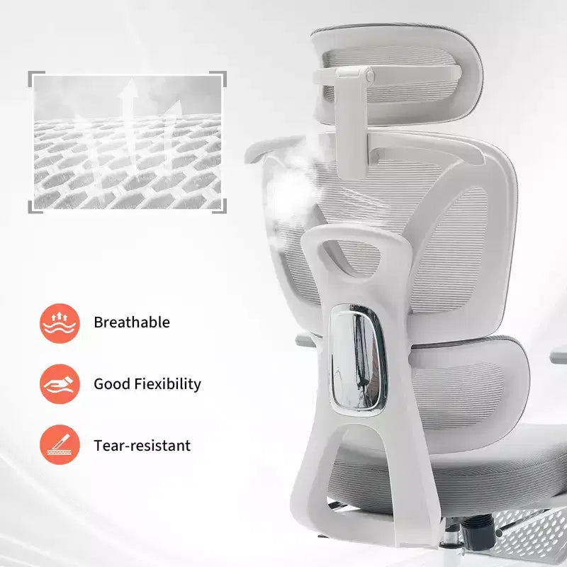 Fauteuil de bureau ergonomique en maille