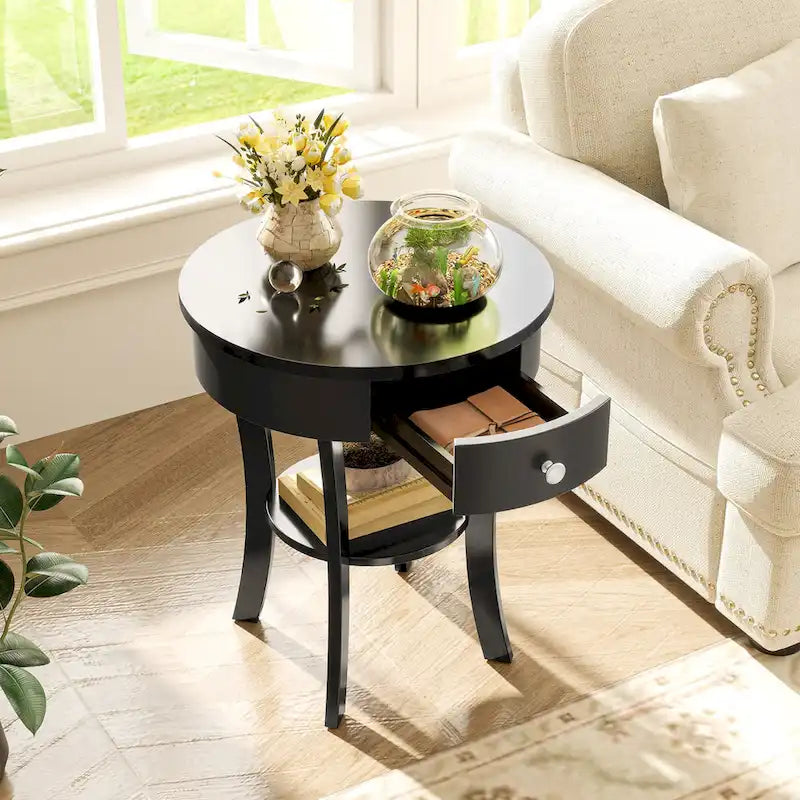 Table de Chevet Ronde