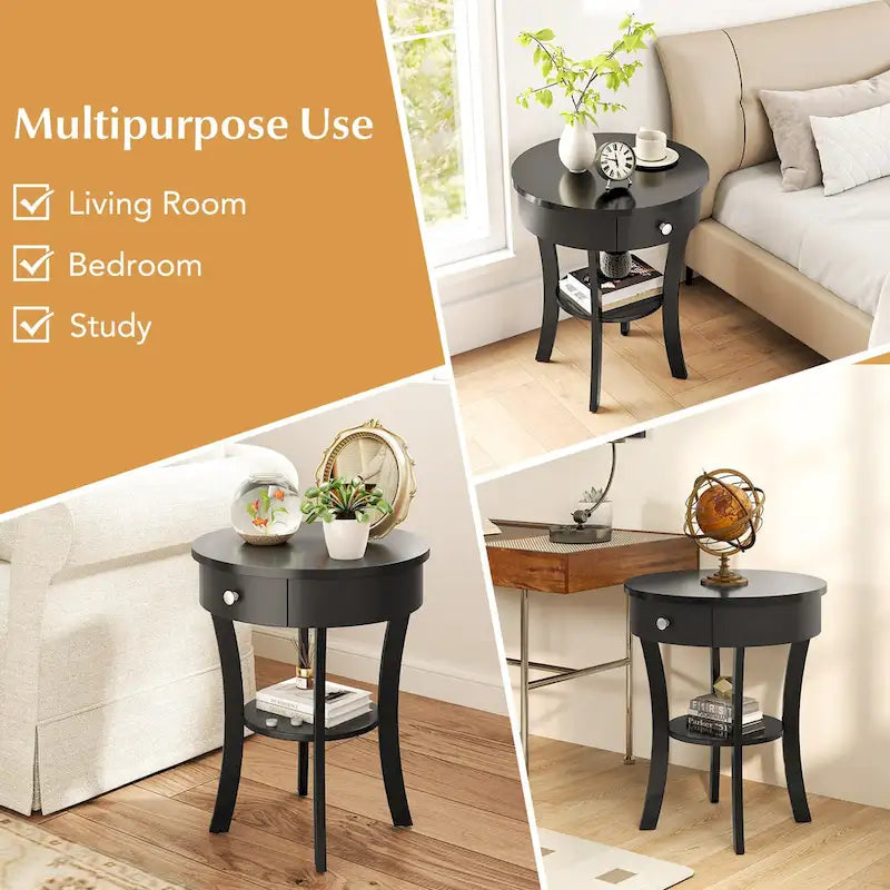 Table de Chevet Ronde