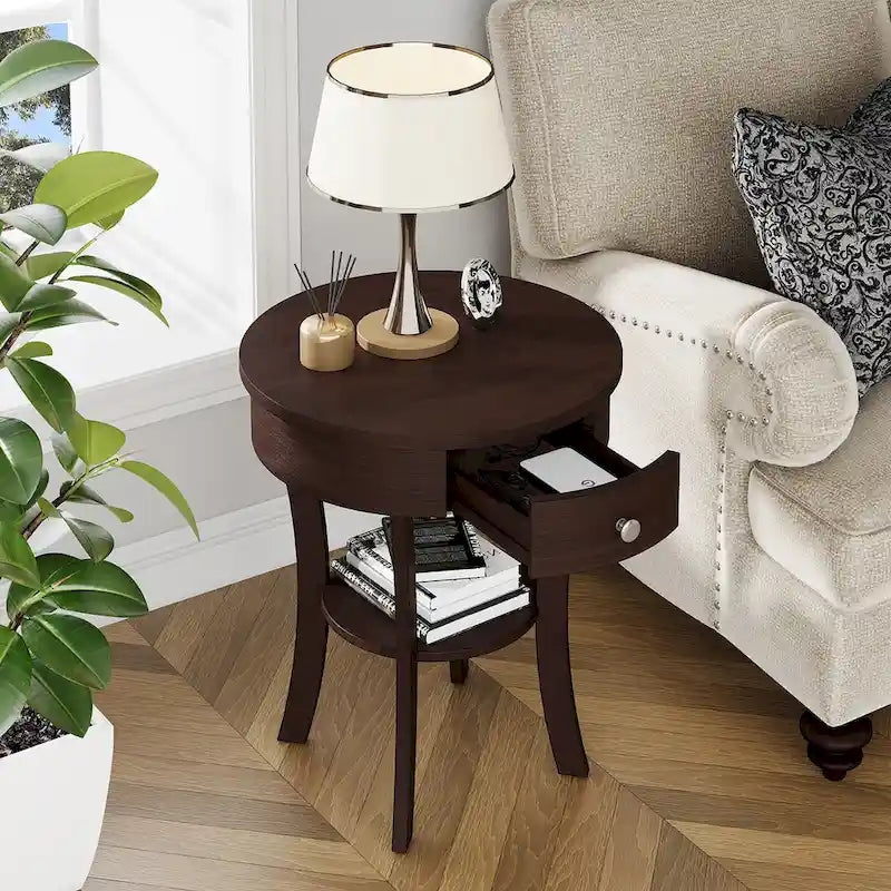 Table de Chevet Ronde