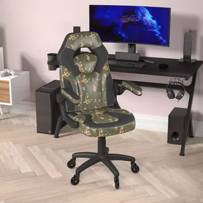 Chaise de jeu Chaise de bureau réglable pour ordinateur PC