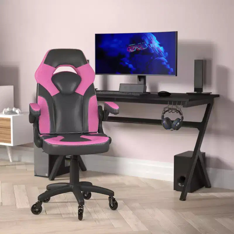 Chaise de jeu Chaise de bureau réglable pour ordinateur PC
