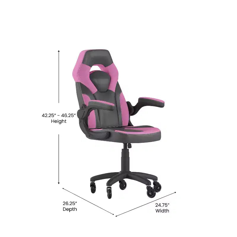 Chaise de jeu Chaise de bureau réglable pour ordinateur PC