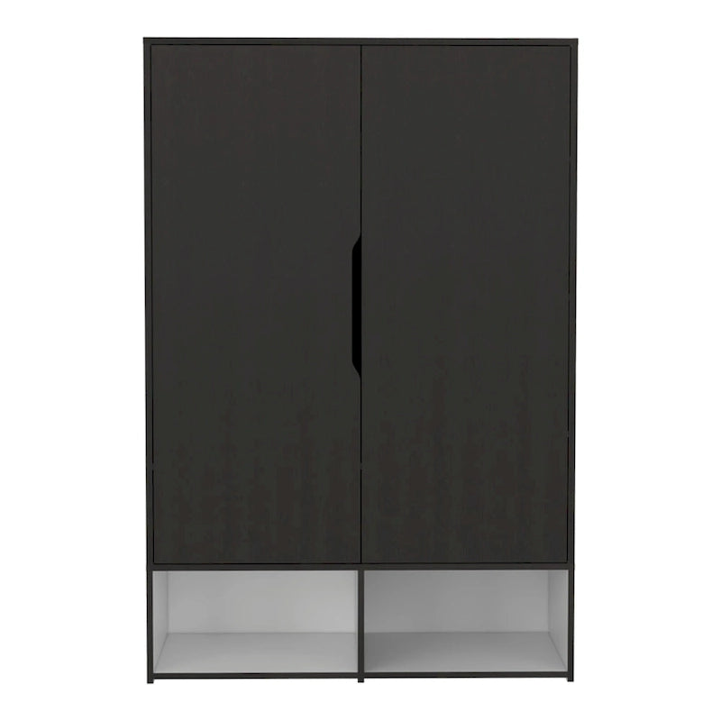 Rose - Armoire double avec penderie
