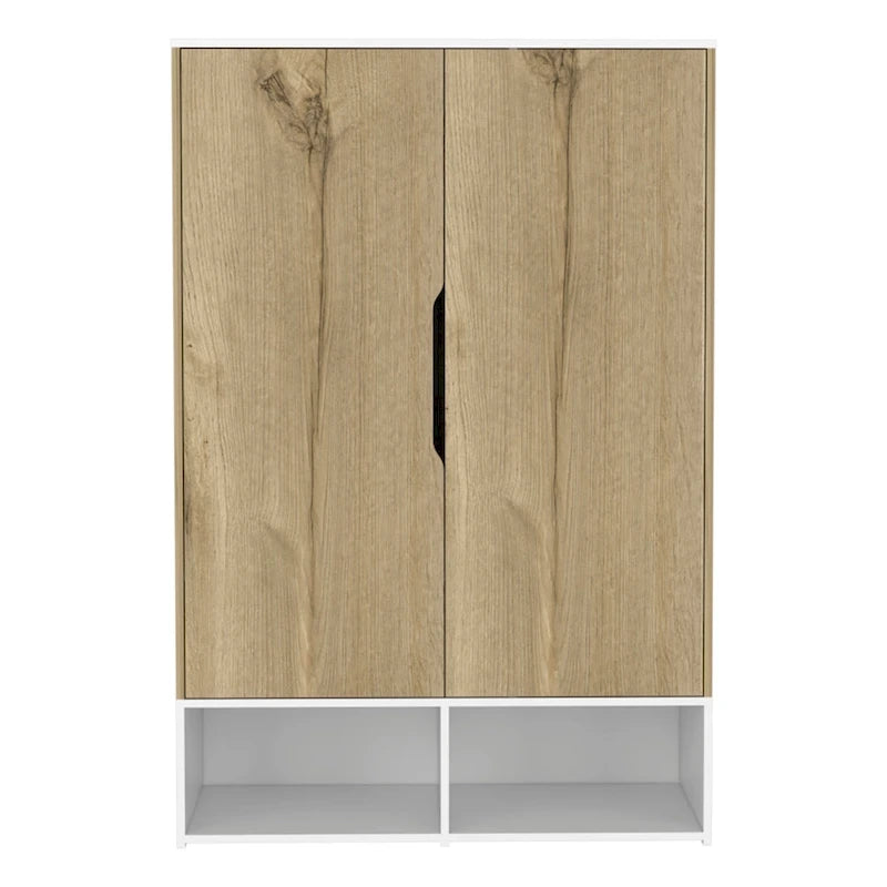 Rose - Armoire double avec penderie