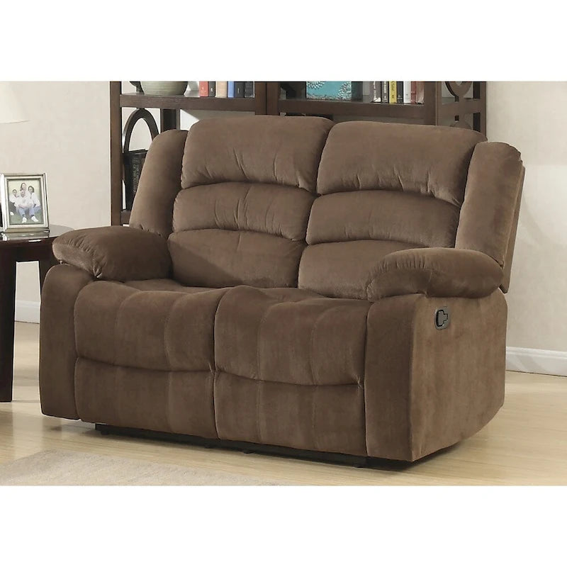 Salon contemporain inclinable marron