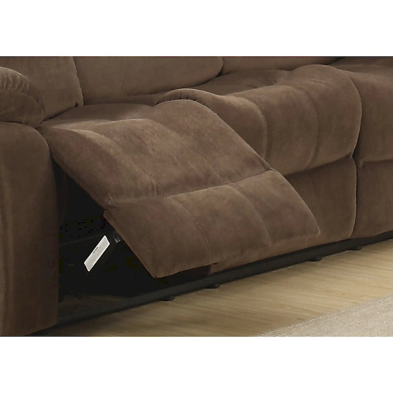 Salon contemporain inclinable marron