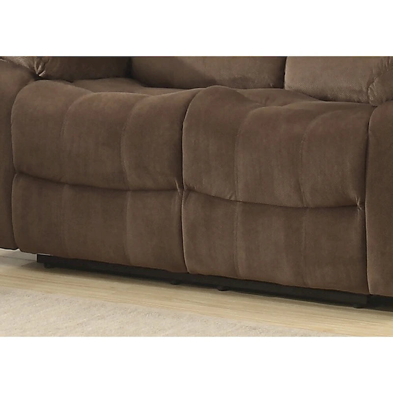 Salon contemporain inclinable marron