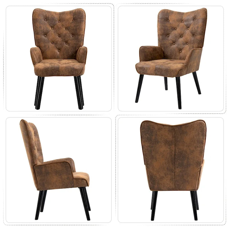 Fauteuil d'appoint rustique