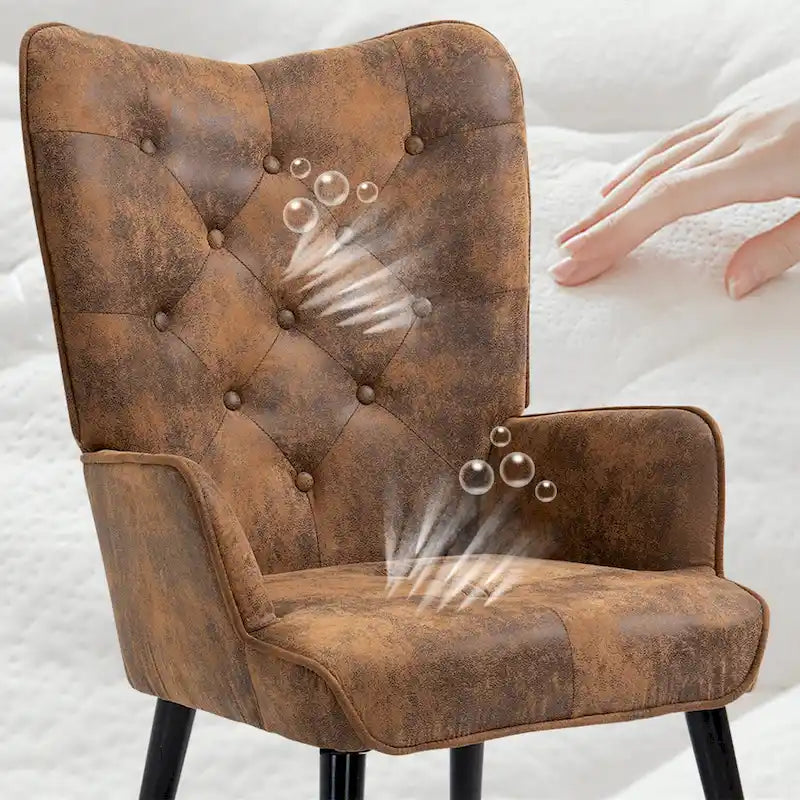 Fauteuil d'appoint rustique