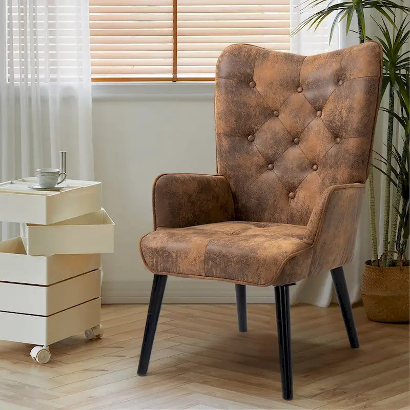 Fauteuil d'appoint rustique