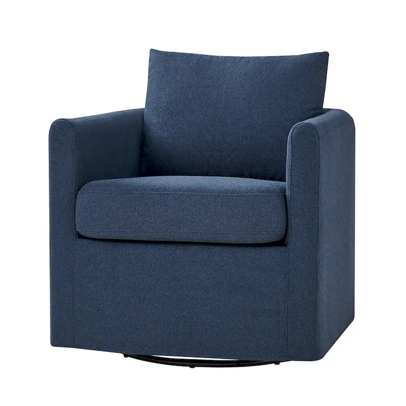 Fauteuil pivotant moderne à 360 degrés avec housse amovible