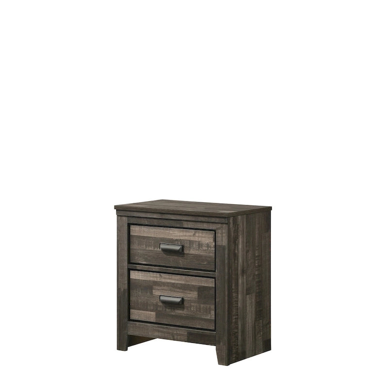 Chambre à coucher plateforme marron