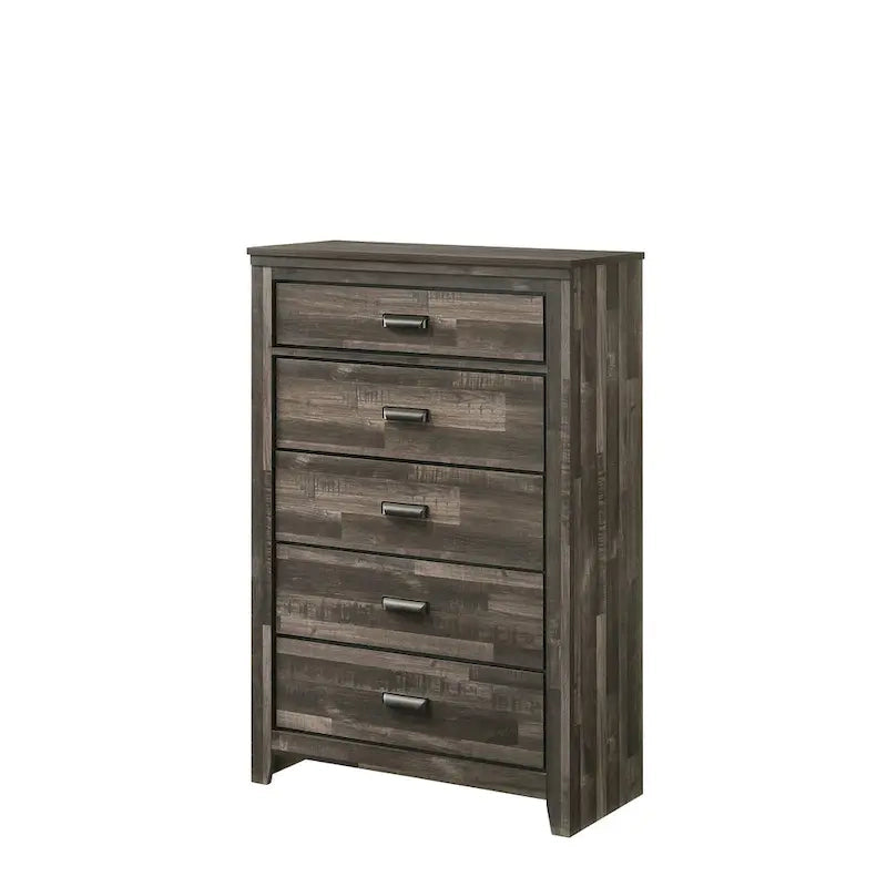 Chambre à coucher plateforme marron