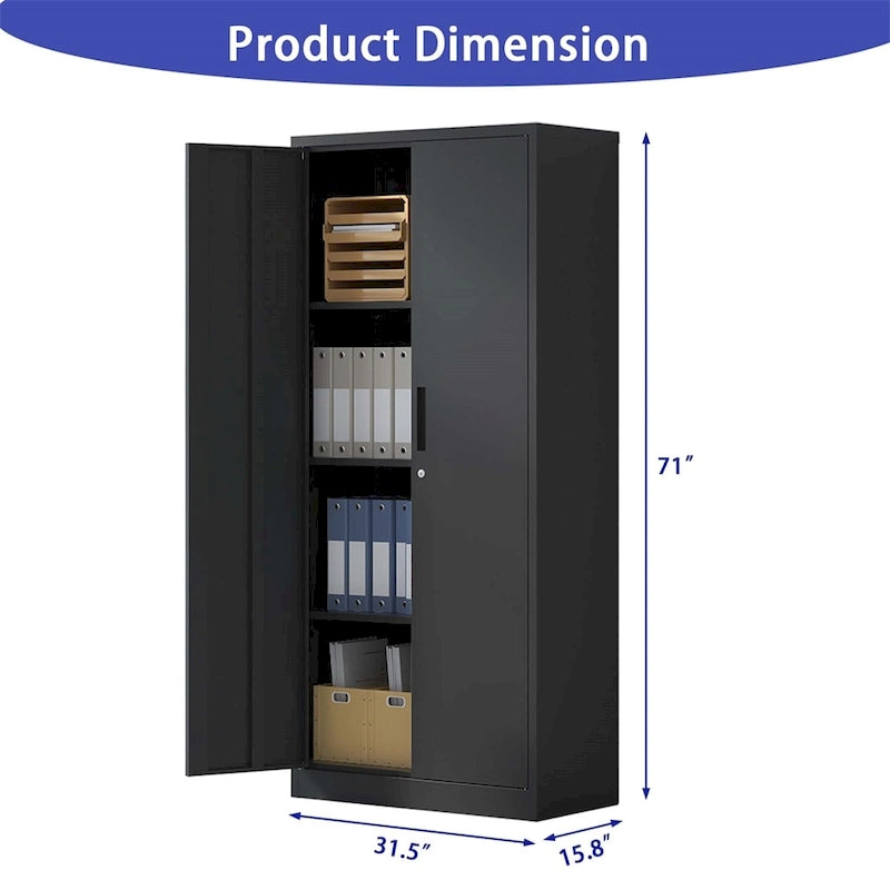 Armoire de rangement d'outils en métal pour garage