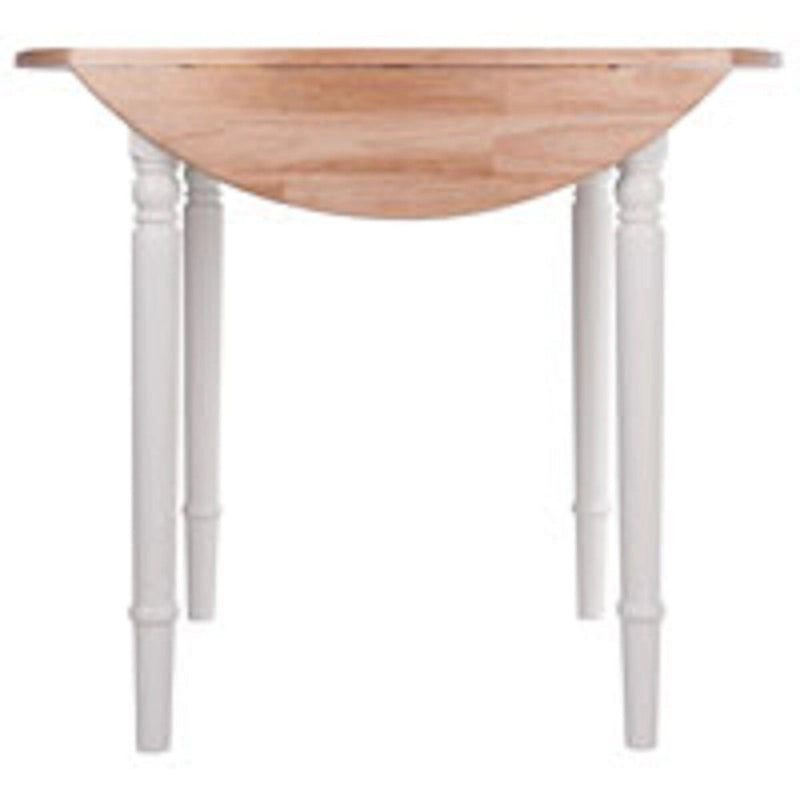 Table ronde à abattants